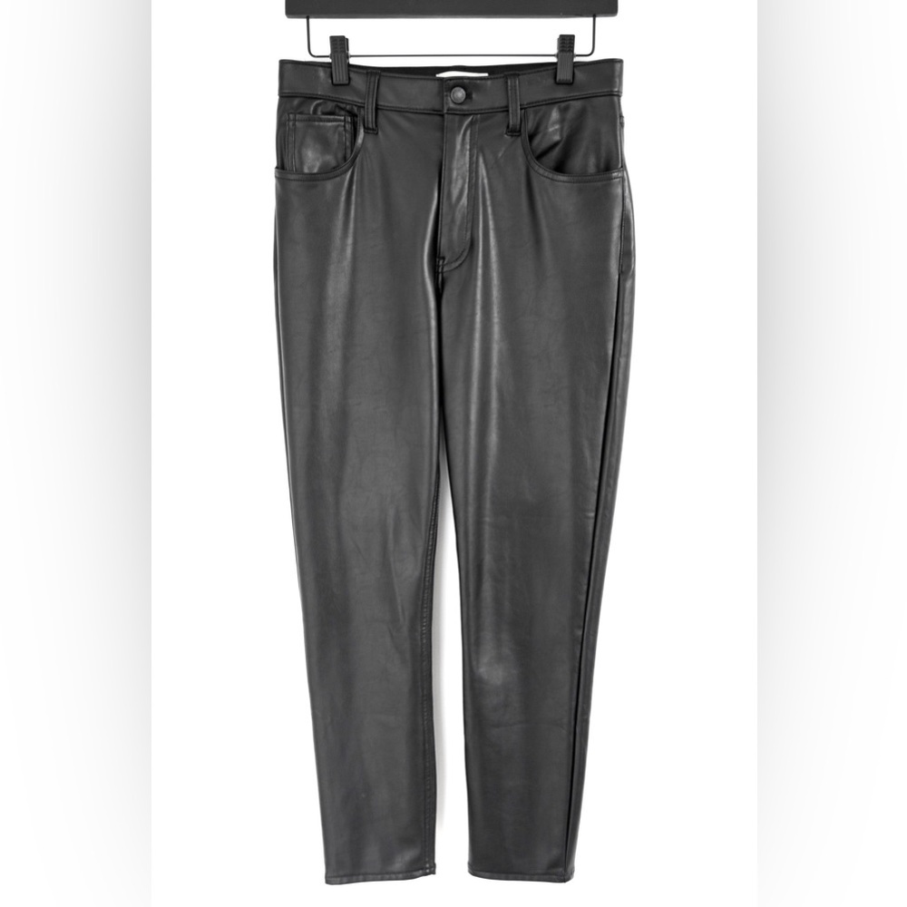 Abercrombie & Fitch “The skinny high rise” faux leather pants - Picture 2 of 8